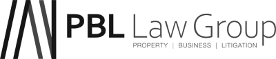 PBL Law Group logo: Property | Business | Litigation