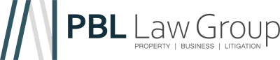 PBL Law Group logo: Property, Business, Litigation legal services