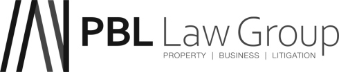 PBL Law Group logo: Property | Business | Litigation
