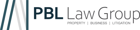 PBL Law Group logo: Property, Business, Litigation legal services